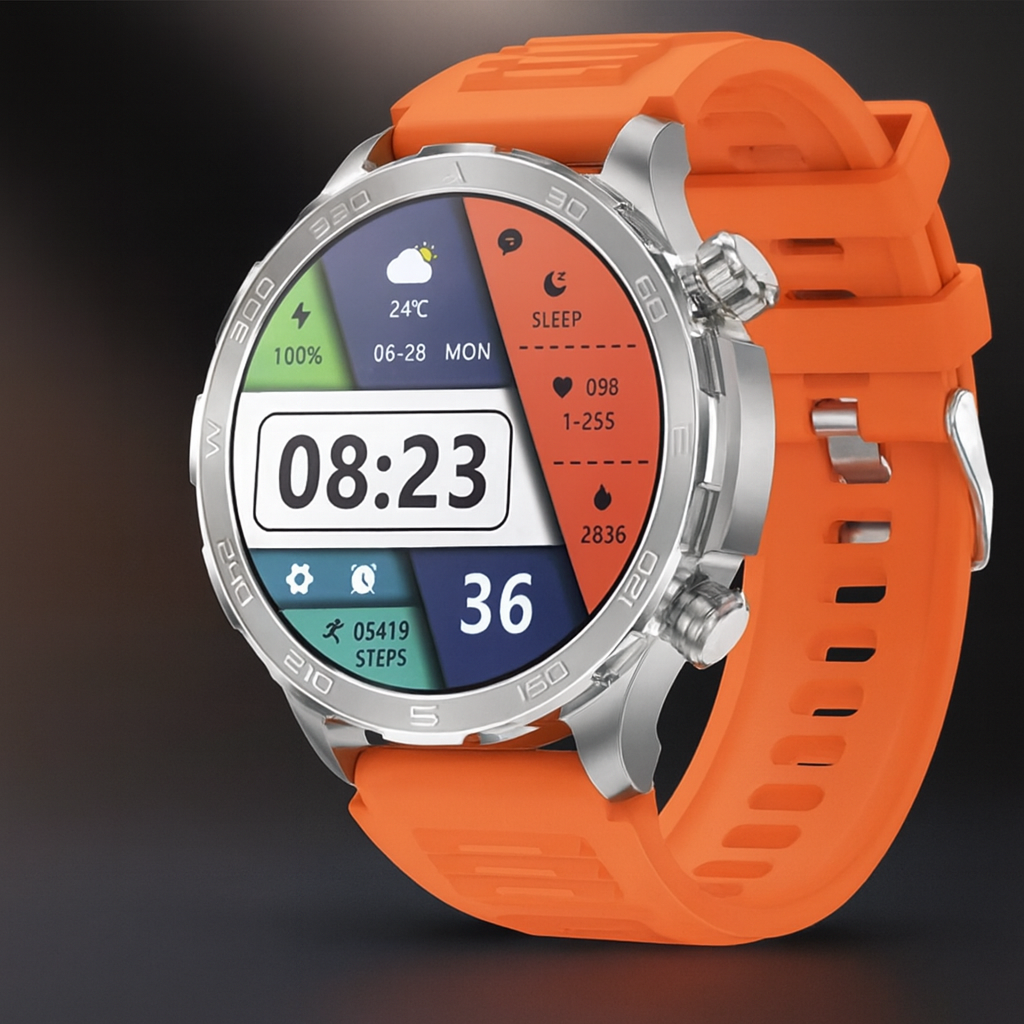 WATCHMAXX™ – Smartwatch Premium z AMOLED HD, NFC, GPS i Pełnym Monitoringiem Zdrowia 24/7