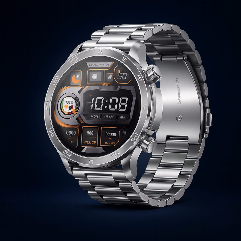 WATCHMAXX™ – Smartwatch Premium z AMOLED HD, NFC, GPS i Pełnym Monitoringiem Zdrowia 24/7