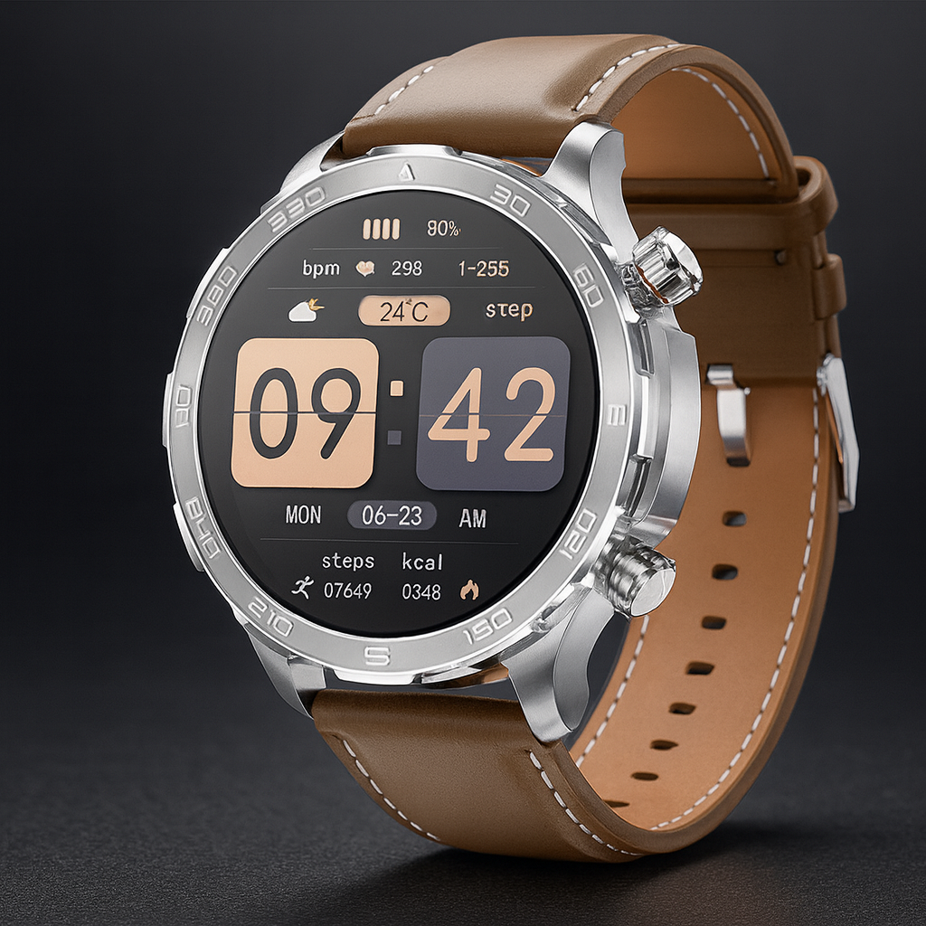 WATCHMAXX™ – Smartwatch Premium z AMOLED HD, NFC, GPS i Pełnym Monitoringiem Zdrowia 24/7