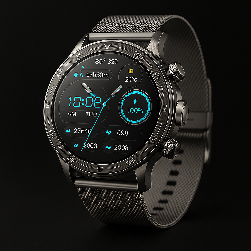 WATCHMAXX™ – Smartwatch Premium z AMOLED HD, NFC, GPS i Pełnym Monitoringiem Zdrowia 24/7
