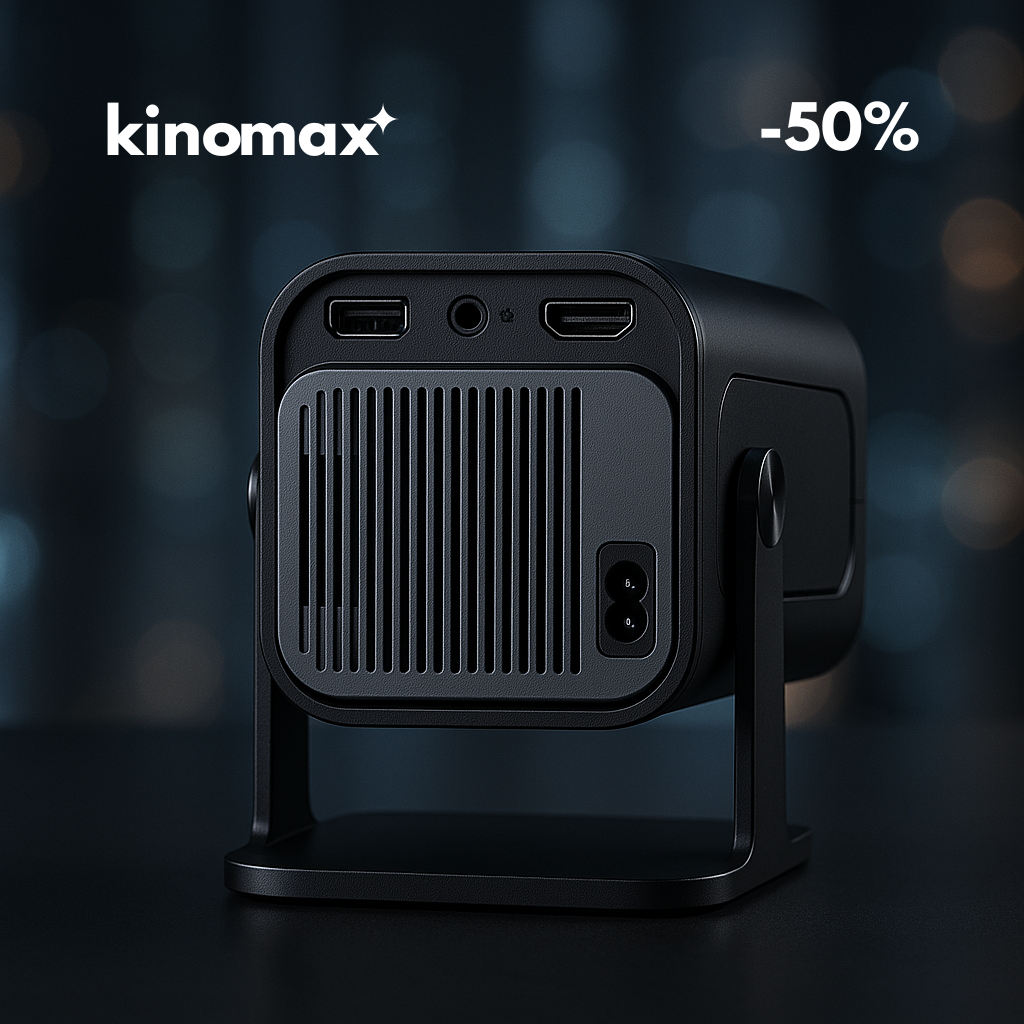 Kinomax 5K™ – Smart Projektor z Wi-Fi i Androidem