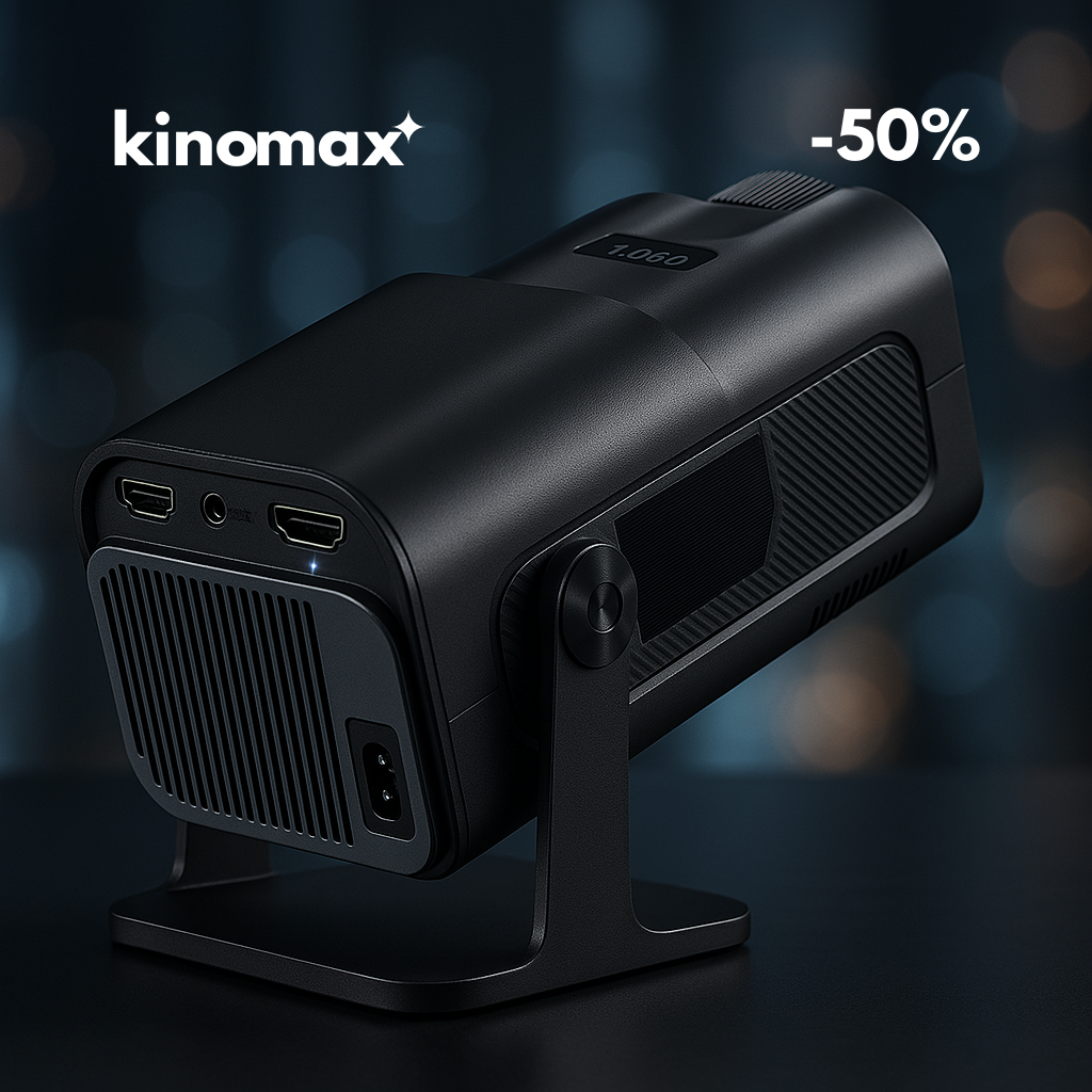 Kinomax 5K™ – Smart Projektor z Wi-Fi i Androidem